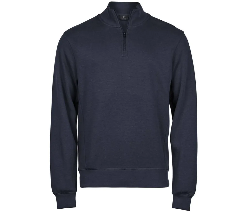 Ribbed Interlock Half Zip-Tee Jays