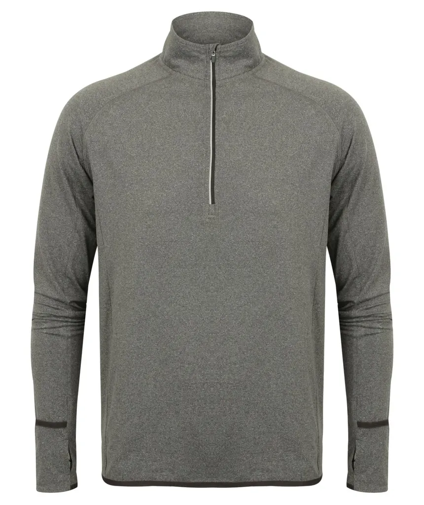 Haut Manches Longues zip ¼ Homme-TOMBO