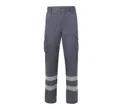 Pantalon Stretch Multipoches à Bandes Reflechissantes-VELILLA