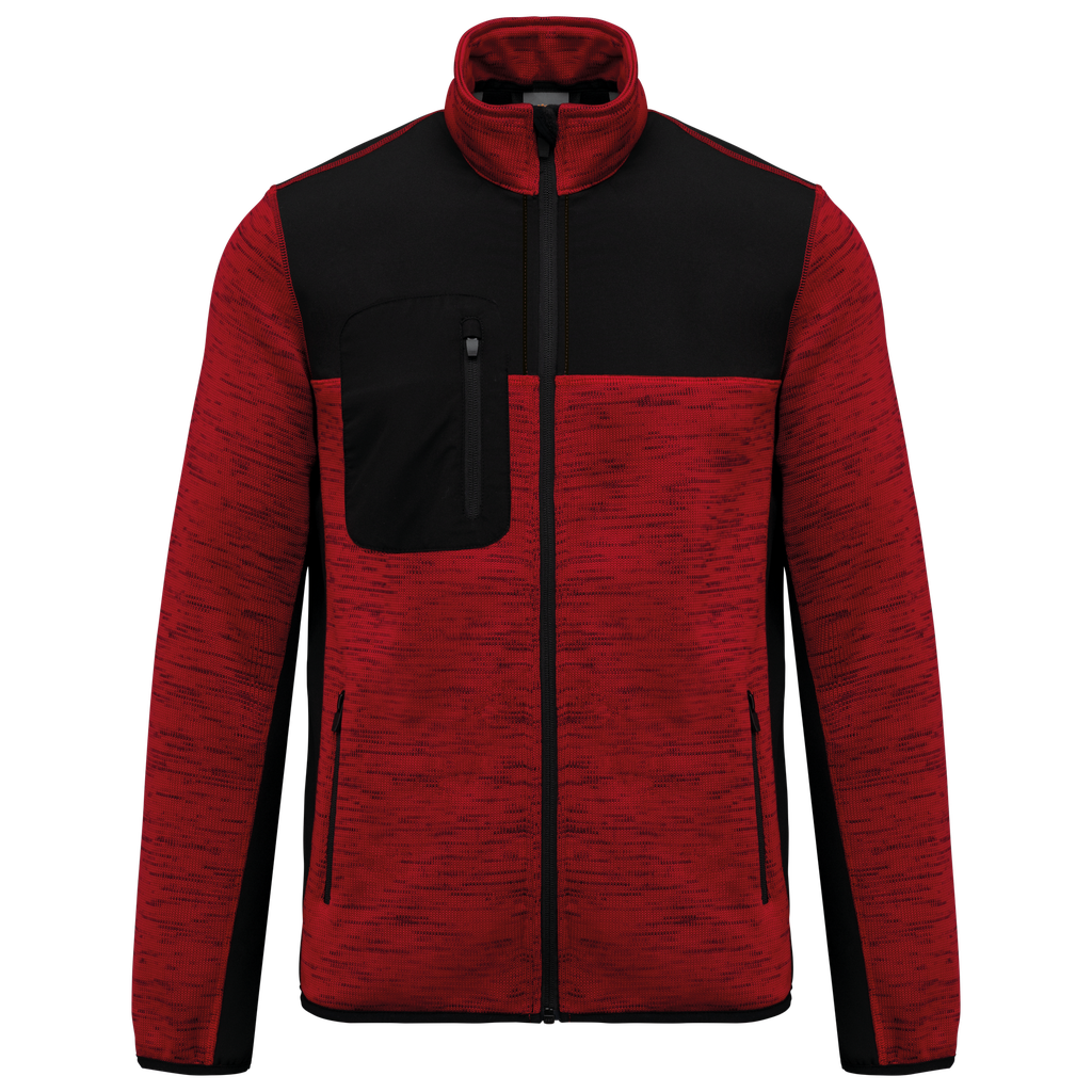 Veste recyclée en polytricot homme WK