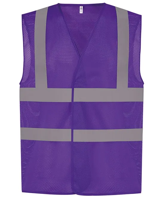 Gilet à maille ajourée recyclée-YOKO