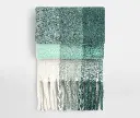 FLUFFY CHECK SCARF BEECHFIELD 