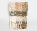 FLUFFY CHECK SCARF BEECHFIELD 
