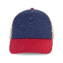 Casquette trucker 5 panneaux en coton canvas - K-UP