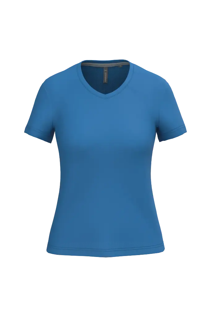 T-shirt Femme Manches Courtes encolure V 180 KARIBAN