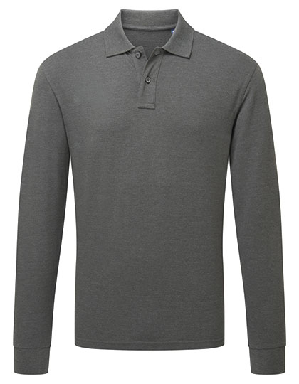 Polo coupe classique à manches longues homme