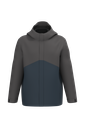 Parka 3-en-1 imperméable à capuche bicolore unisexe KARIBAN