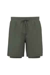 Short écoresponsable 2 en 1 avec sous short intégré homme