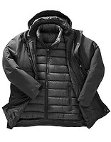 Veste matelassée 3 en 1 en ripstop recyclé RESULT