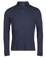 Polo à manches longues en coton Pima TEE JAYS 