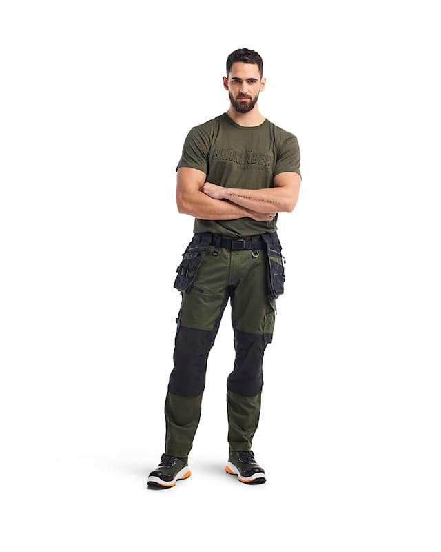Pantalon artisan stretch STRIKER jambes courtes BLAKLADER  