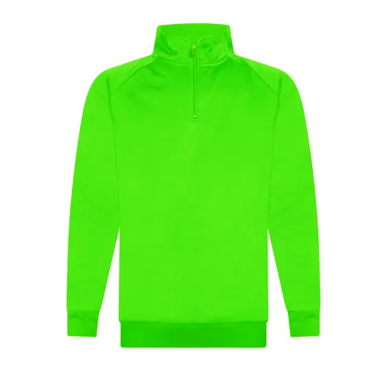 Sweat col zippé 100% Polyester MILAN demi-fermeture éclair Enfant-Acqua Royal