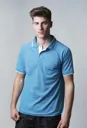 Polo technique SPORT m. courtes 100% polyester ACQUA ROYAL