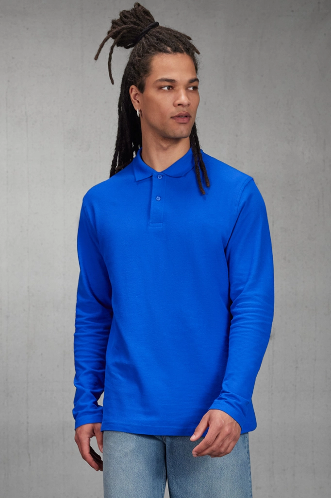 Manches Longues Polo ID.001 / Unisex-B&C