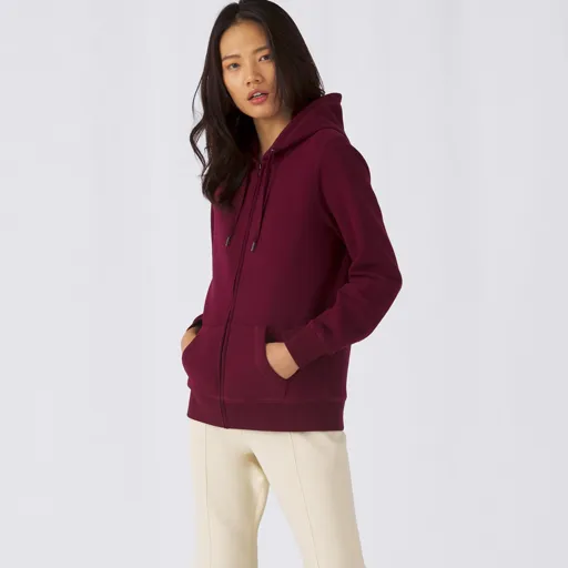 Sweat capuche zippé QUEEN-B&C