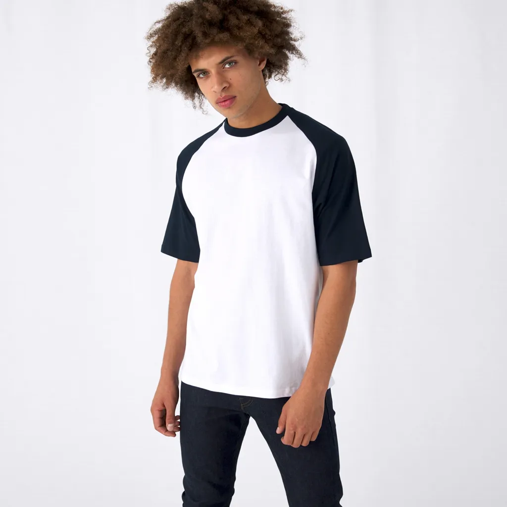 T-shirt BASEBALL Manches Courtes 185 B&C