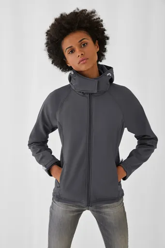 Veste Softshell à Capuche  Femme HOODED B&C