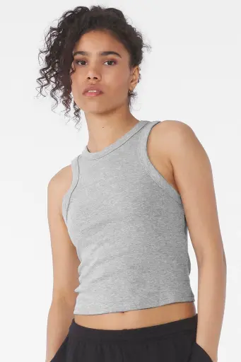 WOMEN'S MICRO RIB RACER TANK-Bella