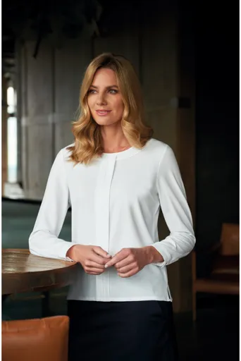[BT2264] Blouse Crêpe de Chine Riola-BROOK TAVERNER