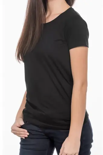 T-shirt Round Neck Women  160 Coton Peigné NO LABEL