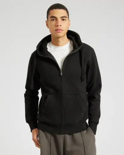 Sweat à capuche zippé JUPITER Peach Finish COTTONRIDGE