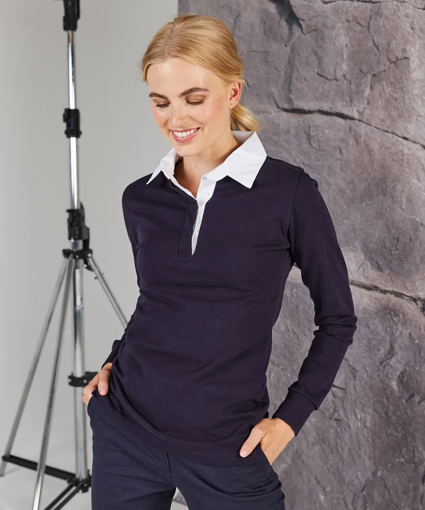 Polo RUGBY Femme Manches Longues 280 FRONT ROW
