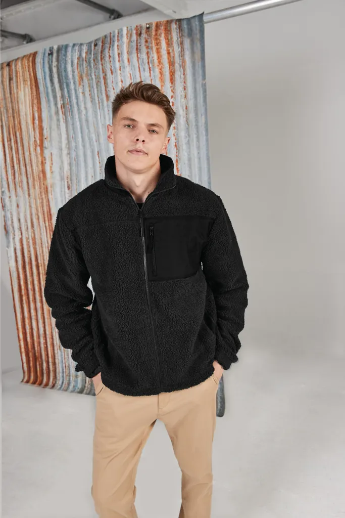 Polaire sherpa recyclée-FRONT ROW