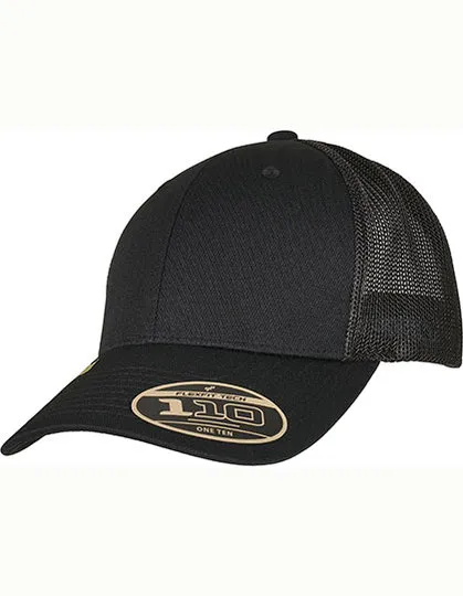 110 Recycled Alpha Shape Trucker Cap-FLEXFIT