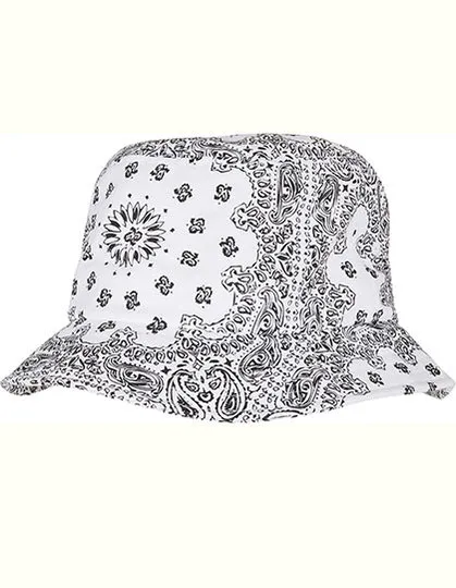 Bandana Print Bucket Hat-FLEXFIT