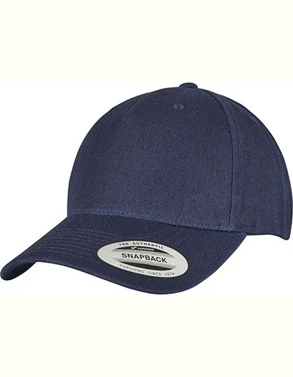 YP Classics 5-Panel Premium Curved Visor Snapback Cap-FLEXFIT