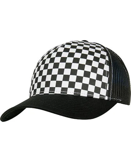 Checkerboard Retro Trucker-FLEXFIT