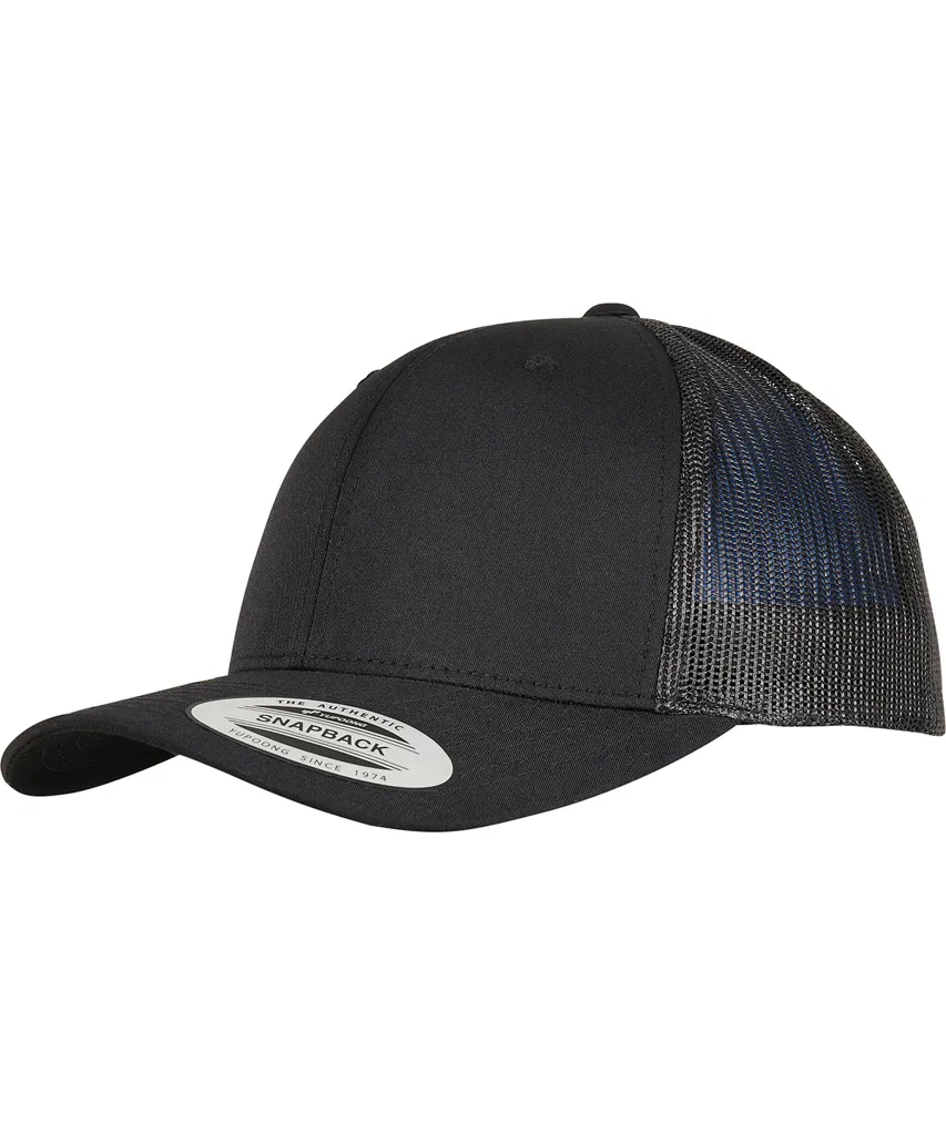Trucker Recycled Polyester Fabric Cap-Flexfit