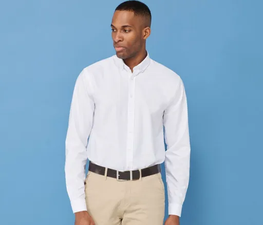[HY512C] Chemise Oxford Moderne À Manches Longues- Classique HENBURY