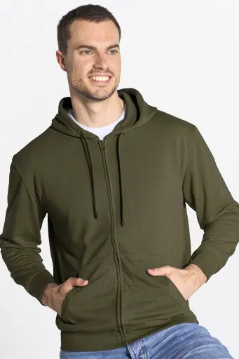 Sweat capuche zippé-JHK