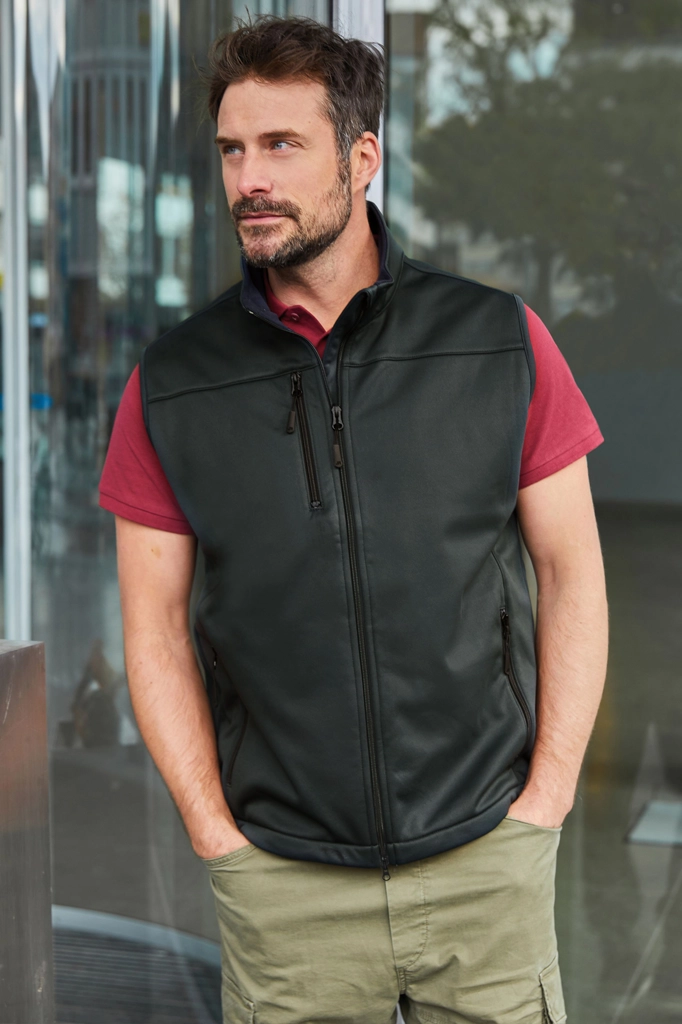 Men S Softshell Vest-DAIBER