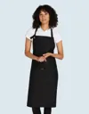 PROVENCE - Eyelets Bib Apron with Pocket -SG BISTRO
