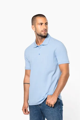 Polo piqué Manches Courtes Homme-KARIBAN