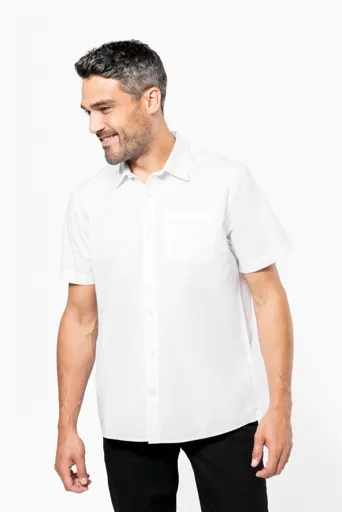 Chemise 100% popeline Homme Manches Courtes 120 KARIBAN