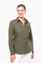 Chemise Safari Manches Longues Femme-KARIBAN