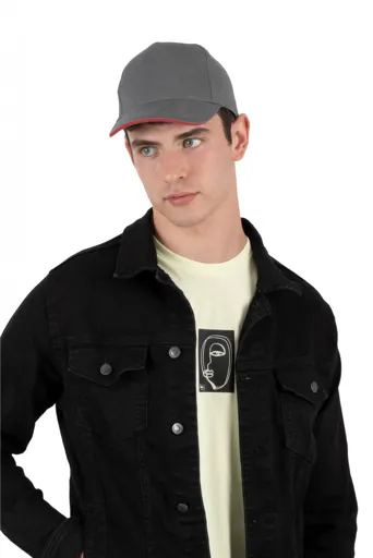 Casquette avec sandwich contrasté - 5 panneaux K-UP