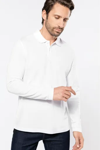 [KPK202] Polo Supima® manches longues-KARIBAN