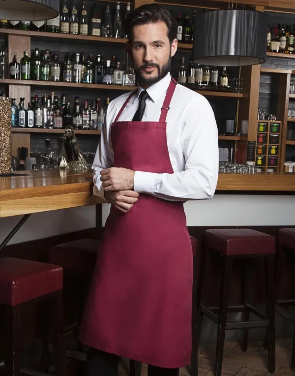 Bib Apron Basic with Buckle-KARLOWSKY