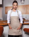 Short Bib Apron Basic with Buckle and Pocket-KARLOWSKY