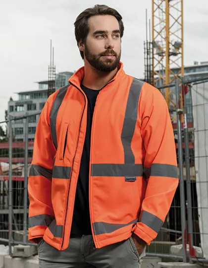 Hi-Viz Softshelljacket-KORNTEX