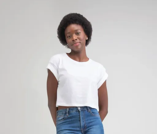 T-shirt Femme top court organique 125 MANTIS