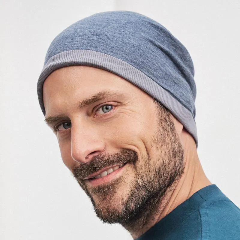 Bonnet Tricot Unisex A Revers Tricot Maille Jersey-DAIBER
