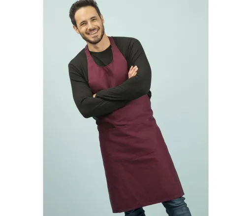 Tablier à bavette coton avec poche BALTHAZAR - NEWGEN