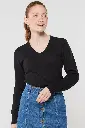 Pull col V 50%/50% Femme PEN DUICK
