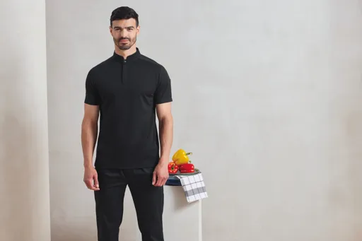 Polo de cuisinier Coolchecker Essential à manches courtes PREMIER