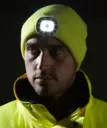Lampe frontale LED rechargeable USB Beanie